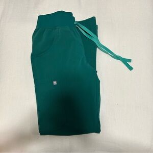 Figs Hunter Green Scrub Pants